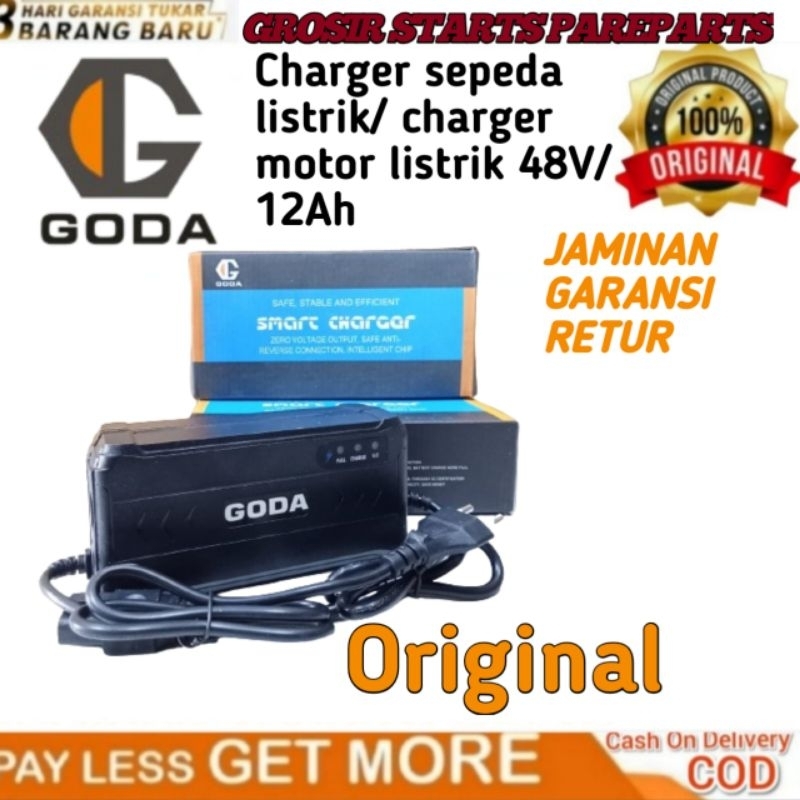Charger sepeda listrik/ charger motor listrik 48V/12Ah