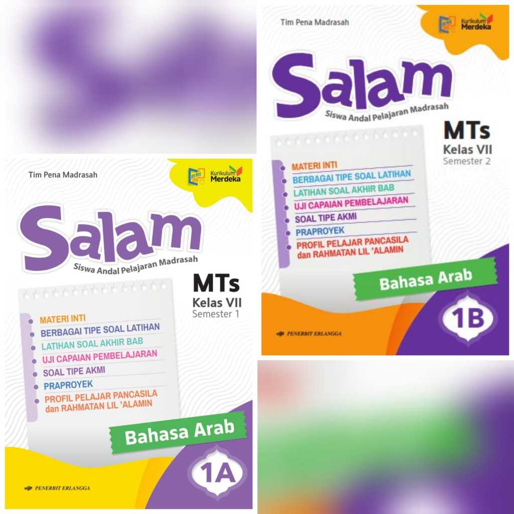SALAM BAHASA ARAB untuk MTs kelas 7 Merdeka Erlangga