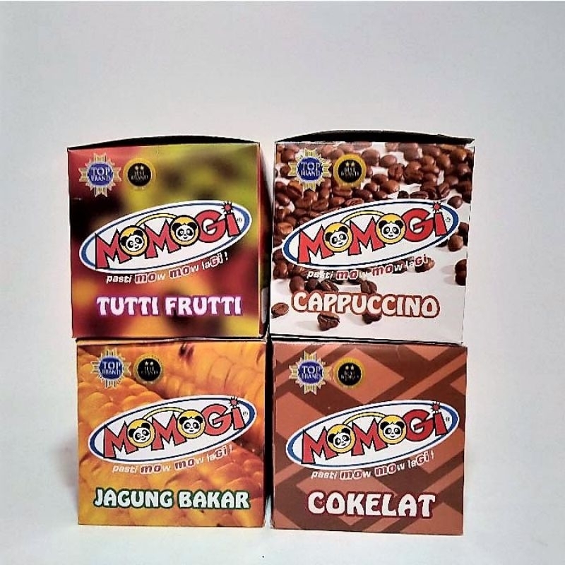 

ECER - Momogi Stick 500an Rasa Cokelat Jagung Bakar Keju Capucinno Tutti Fruti