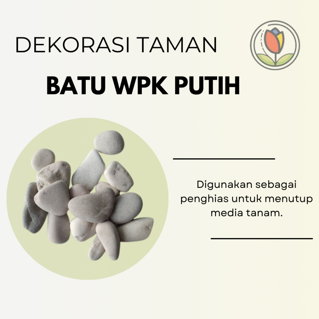 Batu WPK Putih | Batu Hias Taman