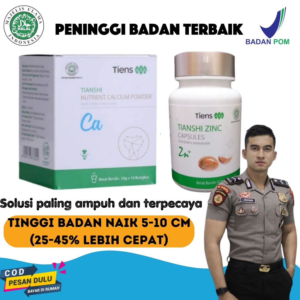 Peninggi Badan Cepat & Ampuh/ Susu Peninggi Badan/ Suplemen Penambah Berat Badan Pria & Wanita