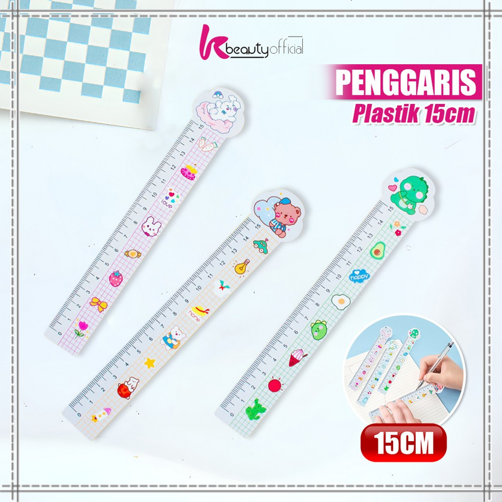 

KB-A91 Penggaris Plastik 15cm Anak Pelajar Karakter Lucu Alat Tulis Sekolah / Penggaris Lucu Pelajar Plastic Ruler Cartoon Serbaguna