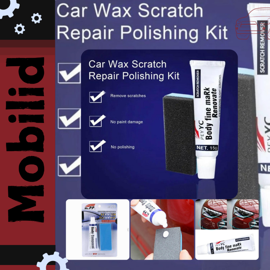 Body Renovate Compound Lecet Mobil Coumpond Kompon Penghilang Baret Body Compound Wax