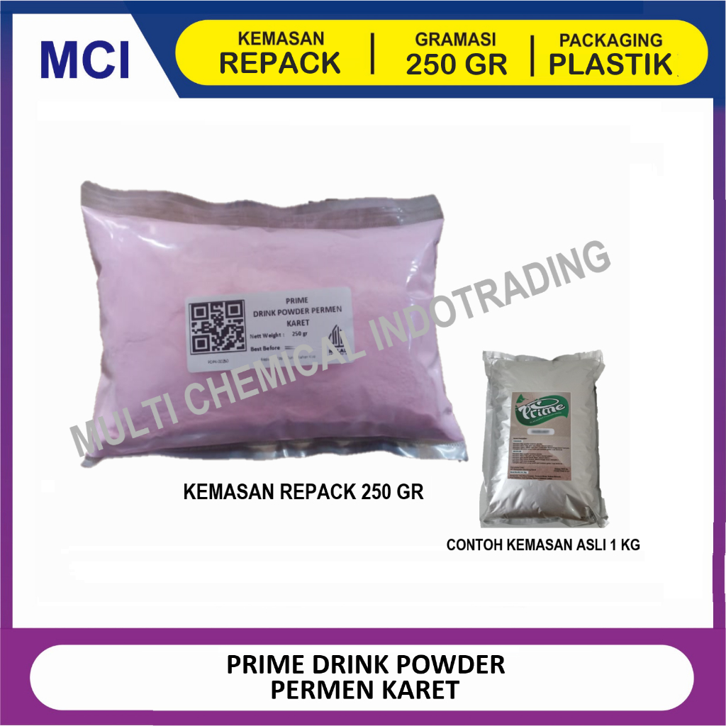 

PRIME DRINK POWDER BUBUK MINUMAN TANPA GULA - REPACK 250 GR