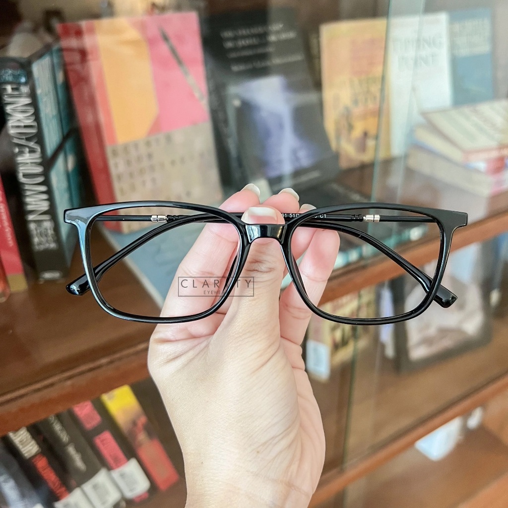 CLARITYEYEWEAR #8161 Frame Kacamata Pria/Wanita Fashion Persegi