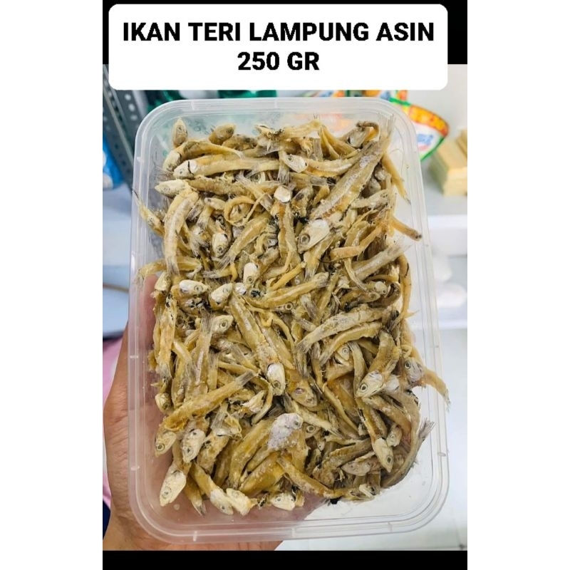 

IKAN TERI LAMPUNG ASIN 250 GR