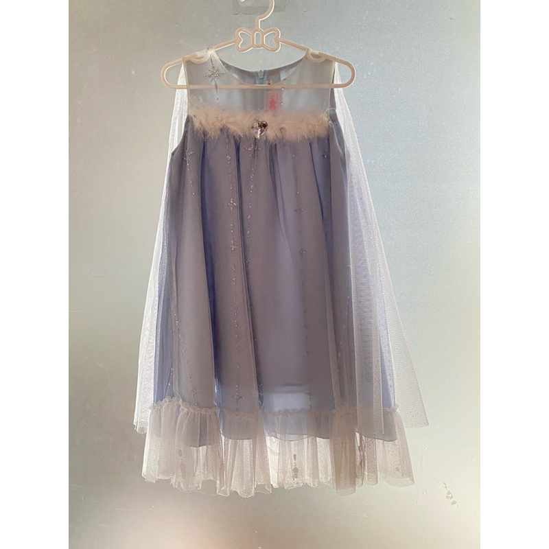party dress anak baby blue