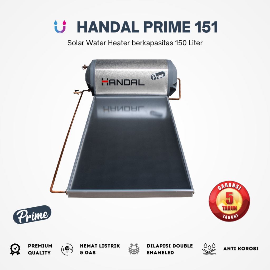 HANDAL Solahart 151 SOLAR WATER HEATER 150 LITER | Pemanas Air kamar Mandi | Water Heater Handal