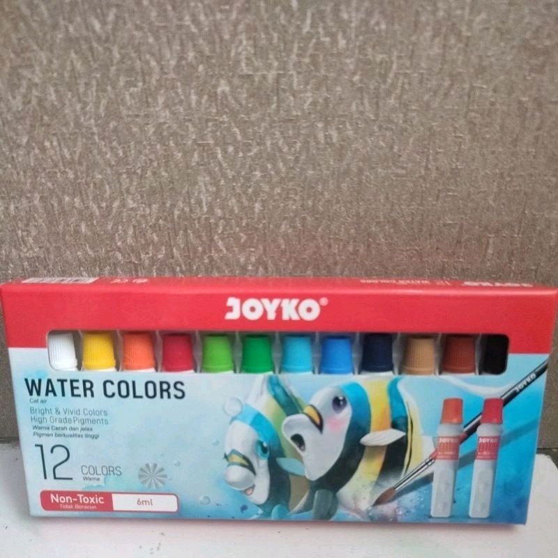 

Cat Air Joyko 12 Warna (Water Colors)
