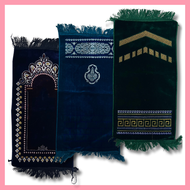 Sajadah Kecil Kafla Mini 35 x 55 CM Turkiye Sajadah Mini Turkey Sajadah Muka Panjang Oleh Oleh Haji 