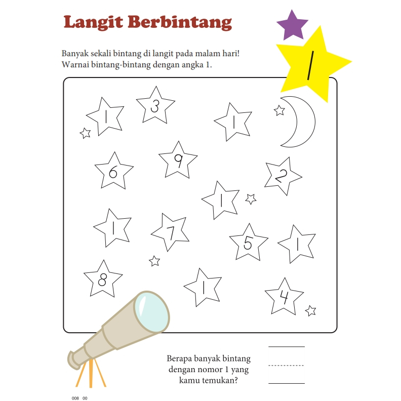 

LEMBAR KERJA BELAJAR ANGKA 1-10