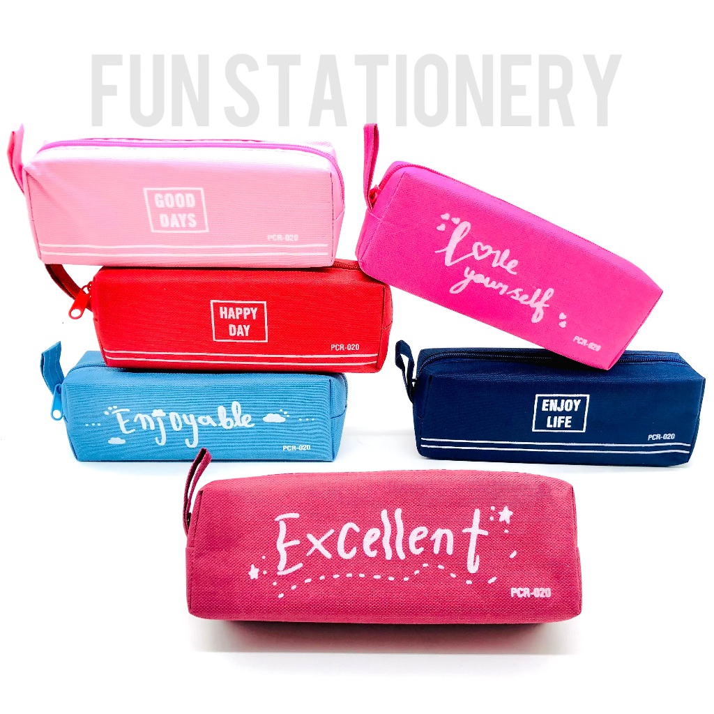 

TEMPAT PENSIL KAIN RESLETING PCR 020 / PENCIL CASE / KOTAK PENSIL MURAH