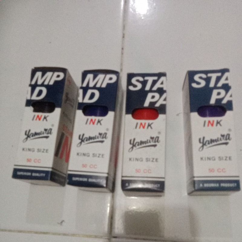 

TINTA STEMPEL/STAMP PAD ISI 50CC MERK YAMURA