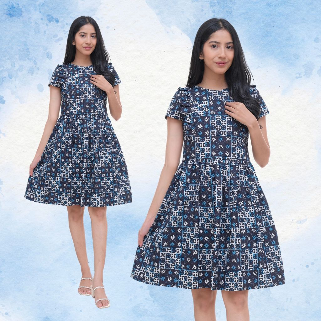 [BHUMIJAWA COLLECTION] - HOB Dress Batik Tasya Cap