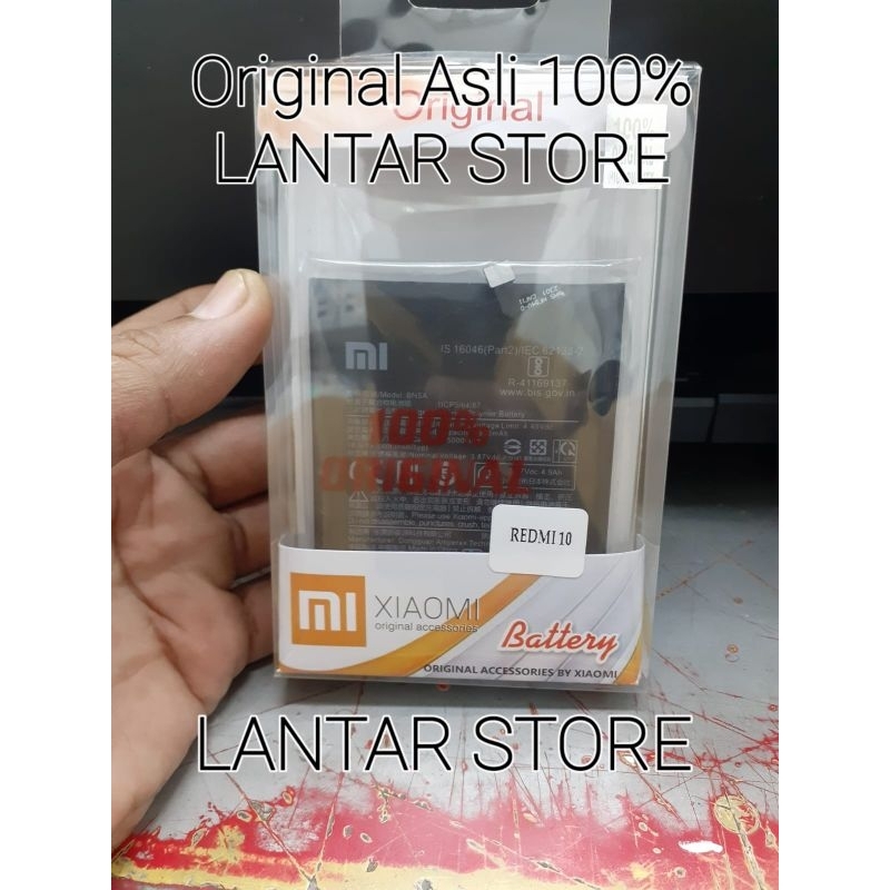 Baterai Battery Batrai Xiaomi BN5A Redmi 10 / Redmi Note 10 5G / Poco M3 Pro BN 5A Original Asli 100