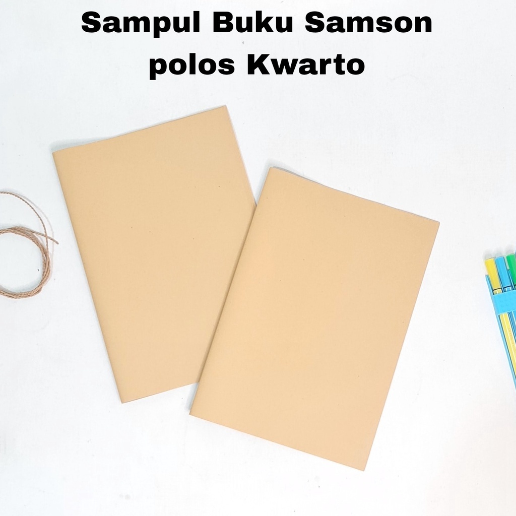 Sampul Buku Kraft  Polos Kwarto/Kecil/Besar