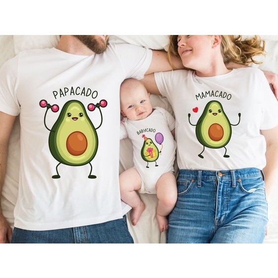 MYSTIQUE.ID-BAJU KAOS COUPLE FAMILY AVOCADO - TSHIRT LUCU KEREN DAN AESTETIC