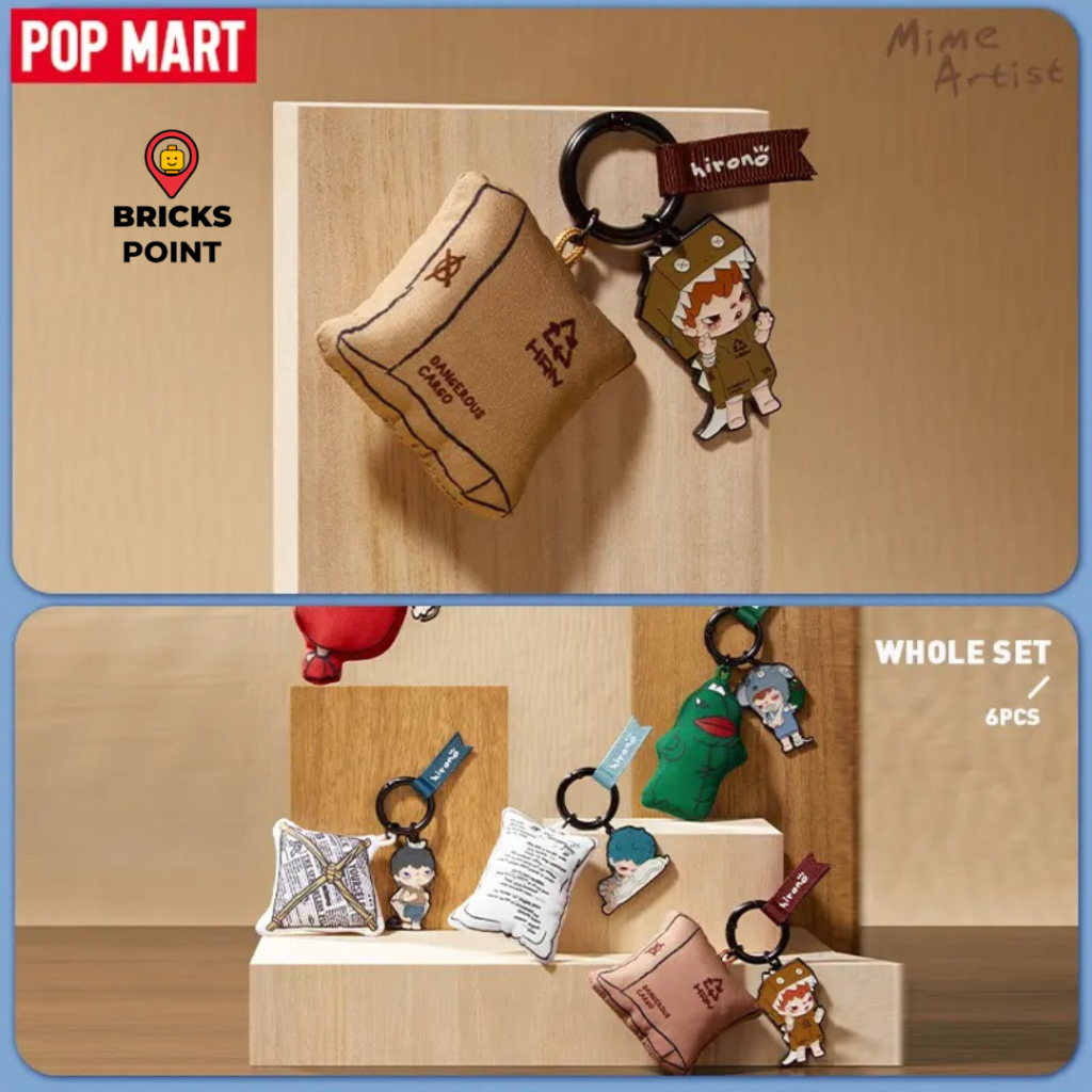 POP MART ORIGINAL HIRONO KEYCHAIN MIME SERIES HIRONO PENDANT SERIES ACTION FIGURE BLIND BOX