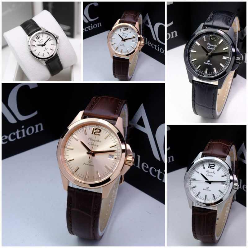 AC1031 Jam Tangan Wanita Alexandre Christie AC 1031 Original Kulit
