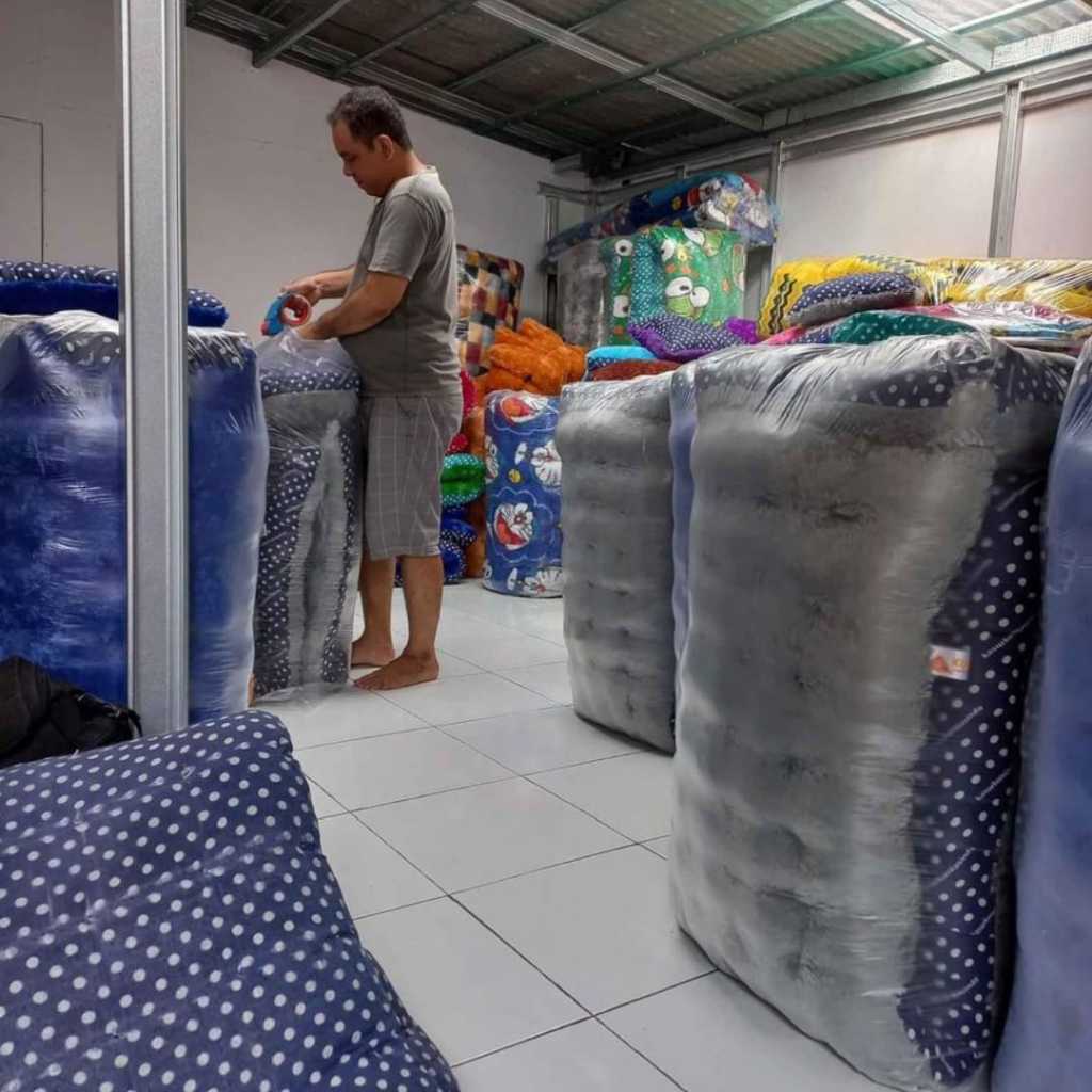 RB Kasur Gender Bulu Rasfur 200x160 / 200x200 ( UKURAN BAHAN ) Bonus 2 Bantal Gratis Kasur Lantai