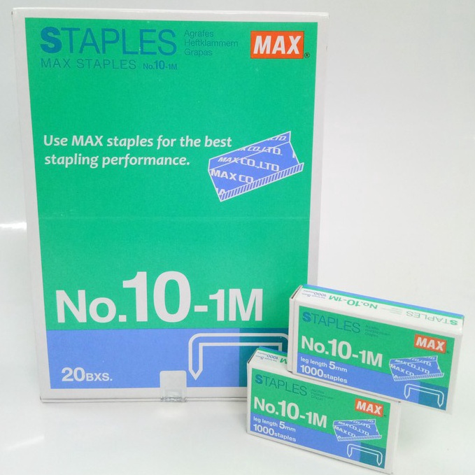 

KODE R4U ISI STAPLES REFILL STAPLES MAX NO11M PER PACK