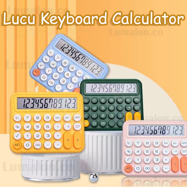 

KODE H67D 5 Colors Keyboard Calculator Lucu Sekolah Kantor 12digis Display Tombol Besar Alat Tulis Kalkulator Warna Kalkulator Sekolah Kantor dengan Keyboard Besar