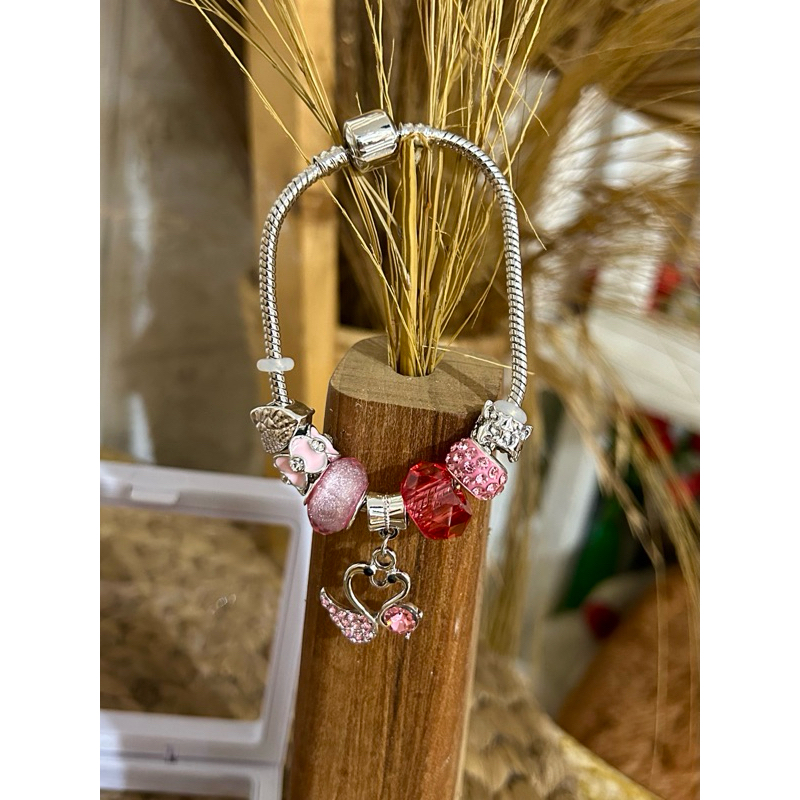 GELANG PANDORA SILVER + BOX