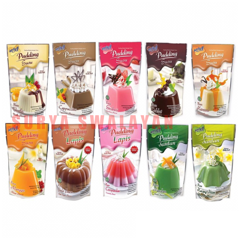 

Nutrijel Puding Susu All Varian - Nutrijell Pudding Susu