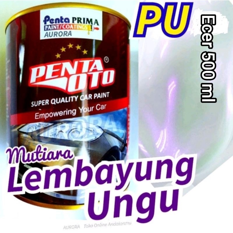 Cat Penta OTO Lembayung Ungu 500ml mutiara lembayung ungu