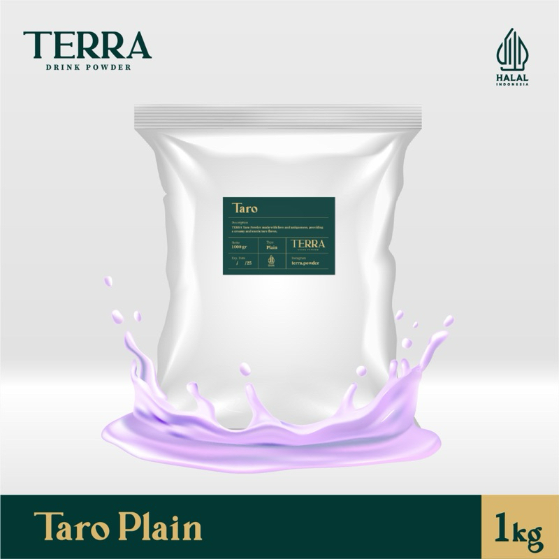 

TERRA Taro Plain Powder - Bubuk Minuman Taro Tanpa Gula