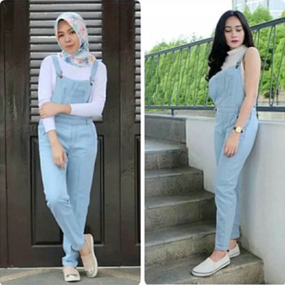 Harga Bersahabat Baju Kodok Jumpsuit Wanita Celana Kodok Baju Kodok Setelan Wanita Tanpa InnerBaju d