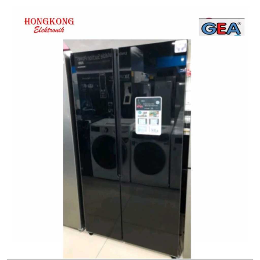 KULKAS GEA G2D 563R SIDE BY SIDE INVERTER G2D563R G2D 563