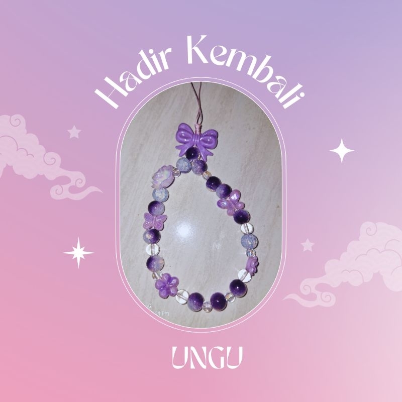 GANTUNGAN HP TERMASUK BOX CANTIK HADIAH/CHARM HP/GANTUNGAN MANIK/GANTUNGAN TALI HP/GANTUNGAN TAS