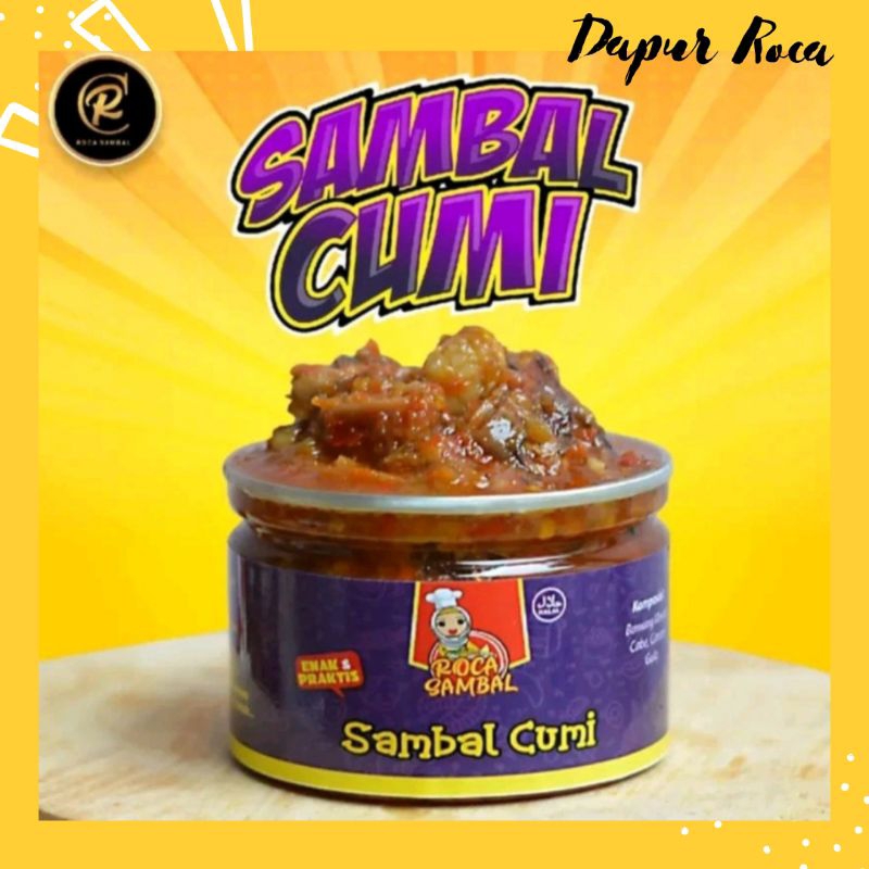 

Sambal Cumi Asin Enak 125gr&fresh by Dapur Roca