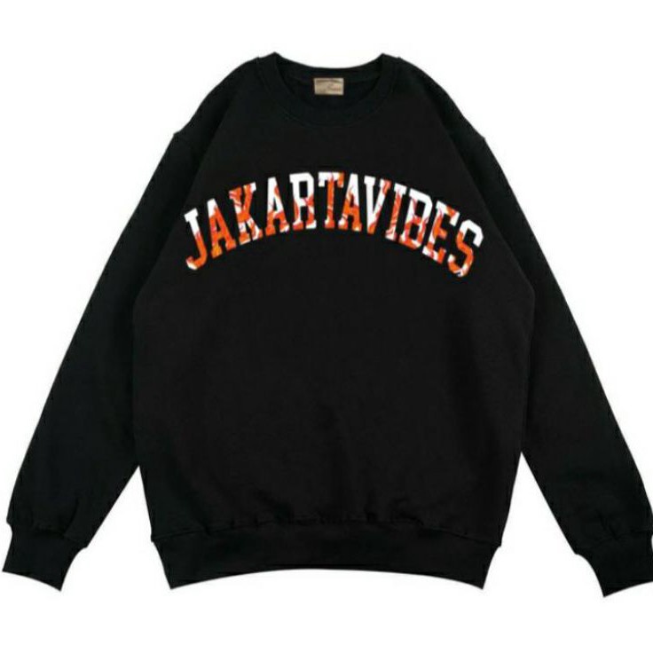 Paket Hebat  Crewneck Jakarta vibes Gigi Ajim Vol II  Logo Vol 1
