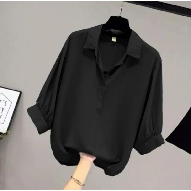 KEMEJA CRINKLE WANITA  / KEMEJA CRINKLE AIR FOLLOW PREMIUM  / KEMEJA CRINKLE LENGAN BALON / KEMEJA W