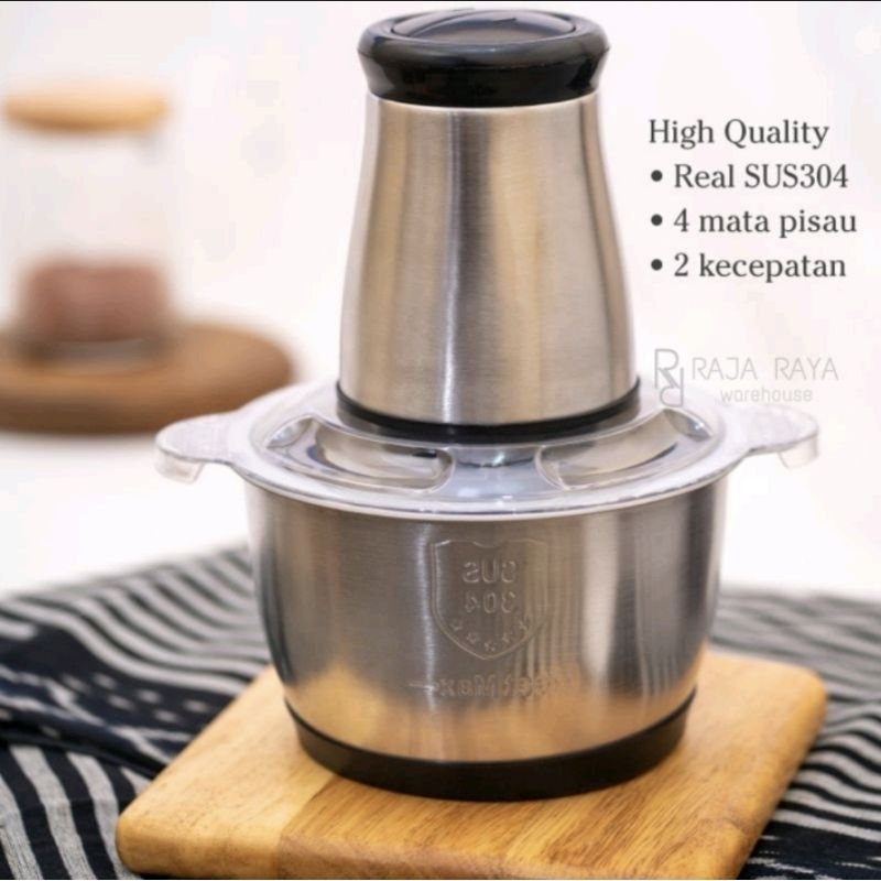 Blender Chopper 2Liter Blender penggiling Daging