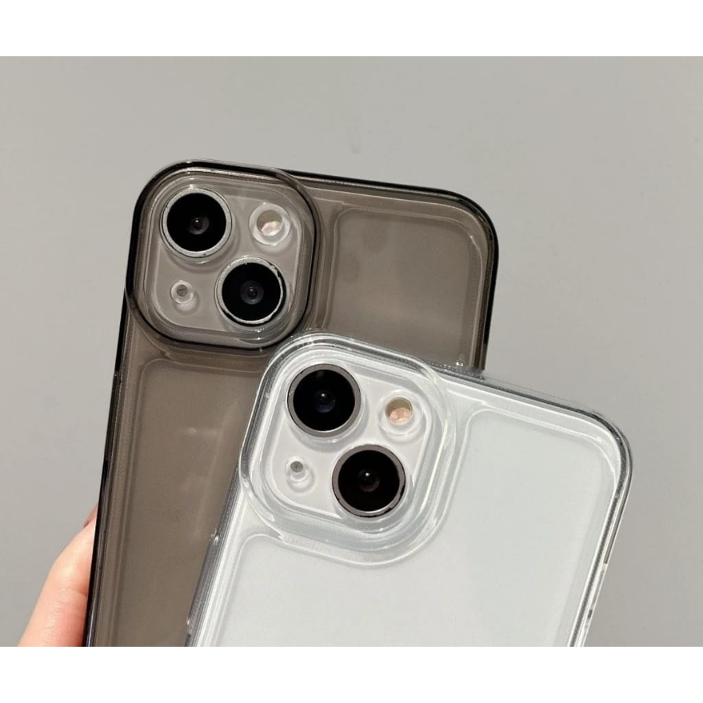 Softcase Casing Bening iPhone XR Casing Silikon Transparan Pelindung Belakang Camera Full karet