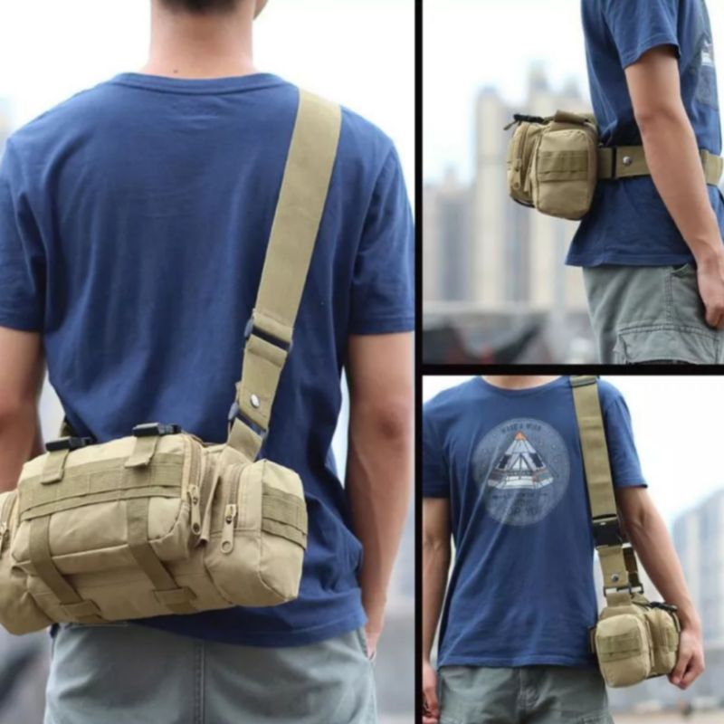 Tas Selempang Pinggang Pria Tactical Army SL 803