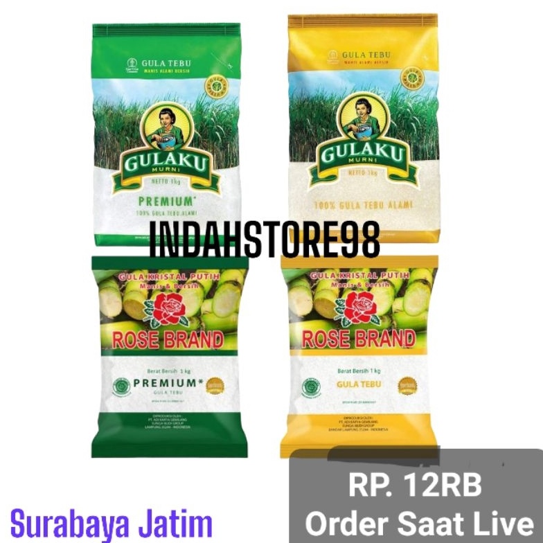 

PRODUK 7JLHG Gulaku Premium 1KG Gula Pasir Kemasan Hijau Gulaku 1 KG CR