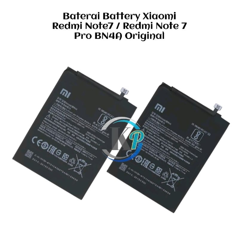 Baterai Battery Xiaomi Redmi Note7 / Redmi Note 7 Pro BN4A Original