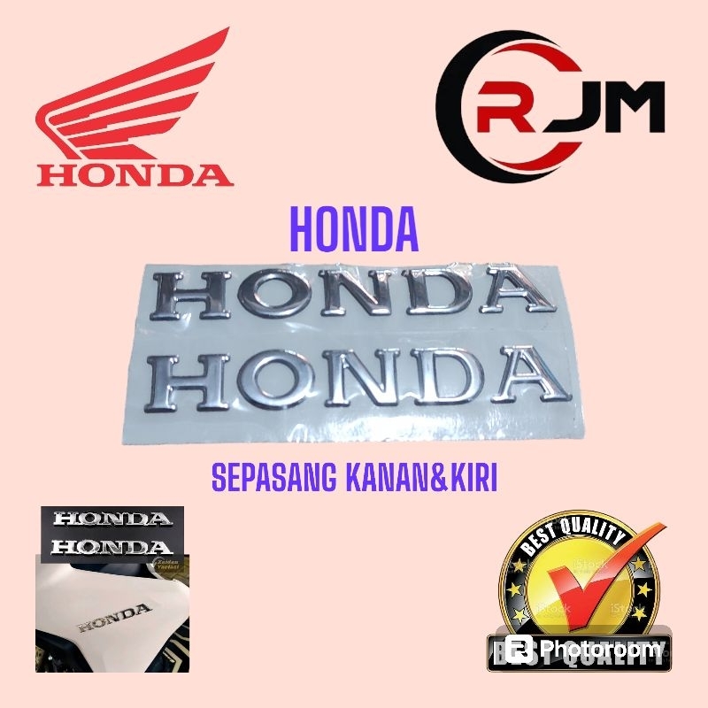 EMBLEM HONDA EMBLEM 3D HONDA EMBLEM BODY HONDA STIKER 3D BODY HONDA TAHAN LAMA