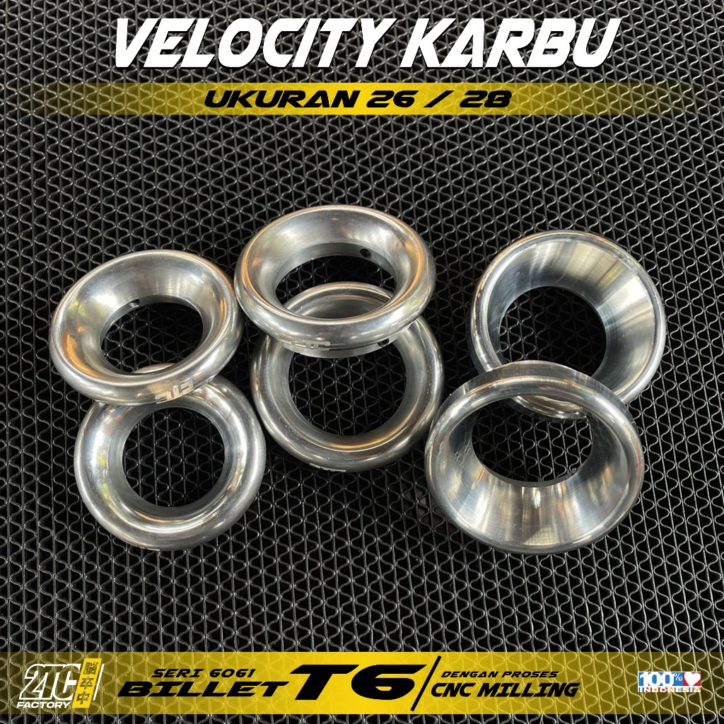 Vellocity karbu Rx king Corong Karbu Karburator Velocity Stack Bulat Pendek Donat