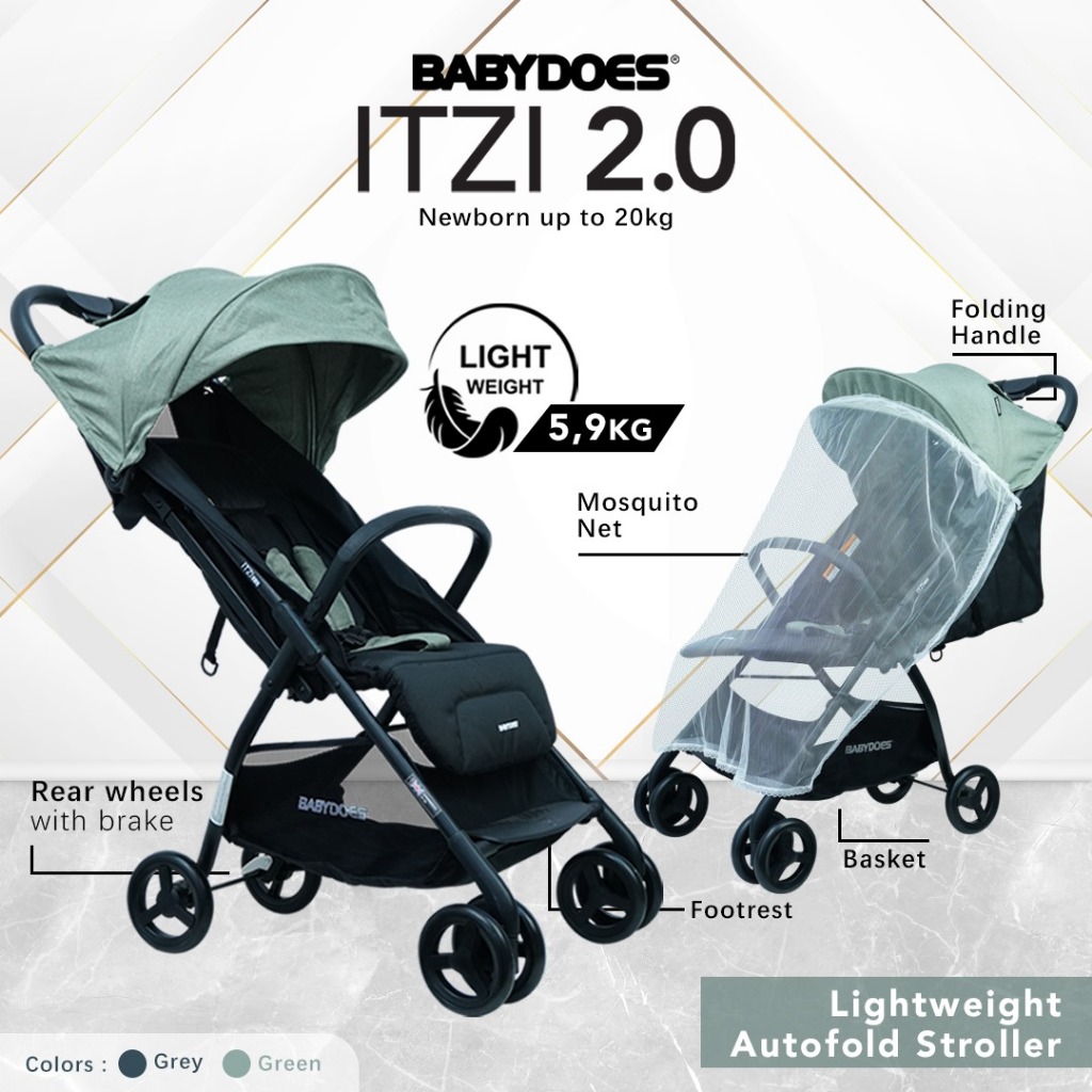 Stroller Cocolatte Itzi Compact Stroller Size / Itzi 2.0