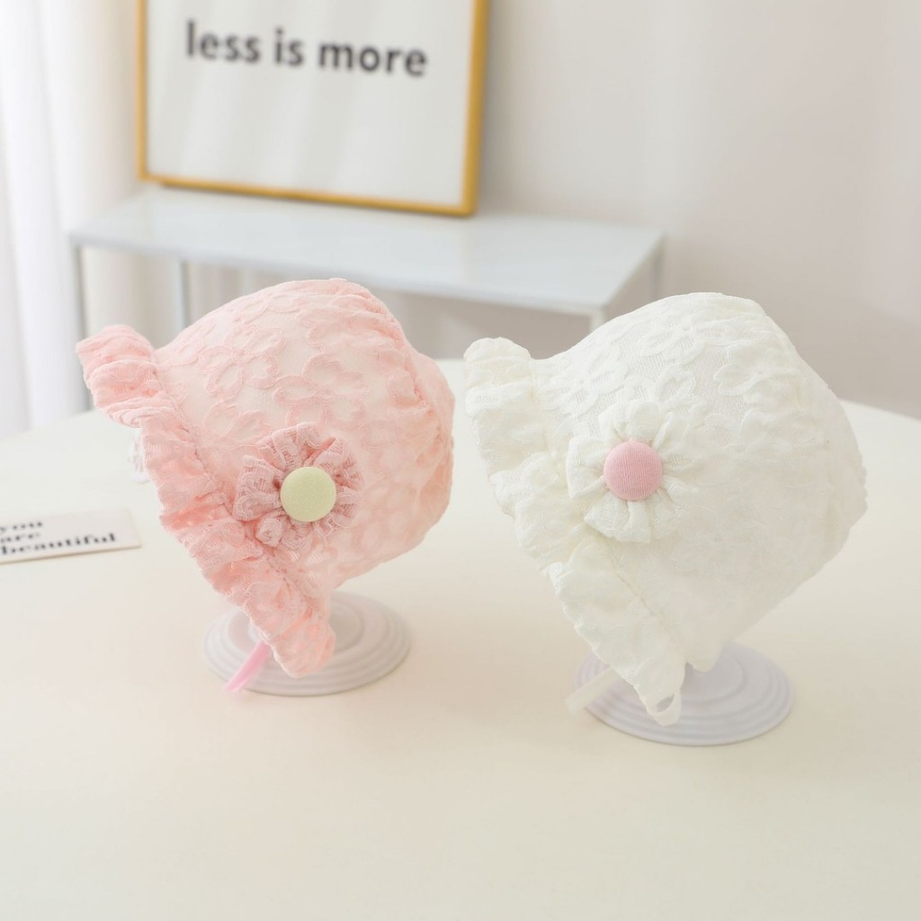 Topi Bayi Perempuan Newborn - Topi Kupluk Bayi Perempuan