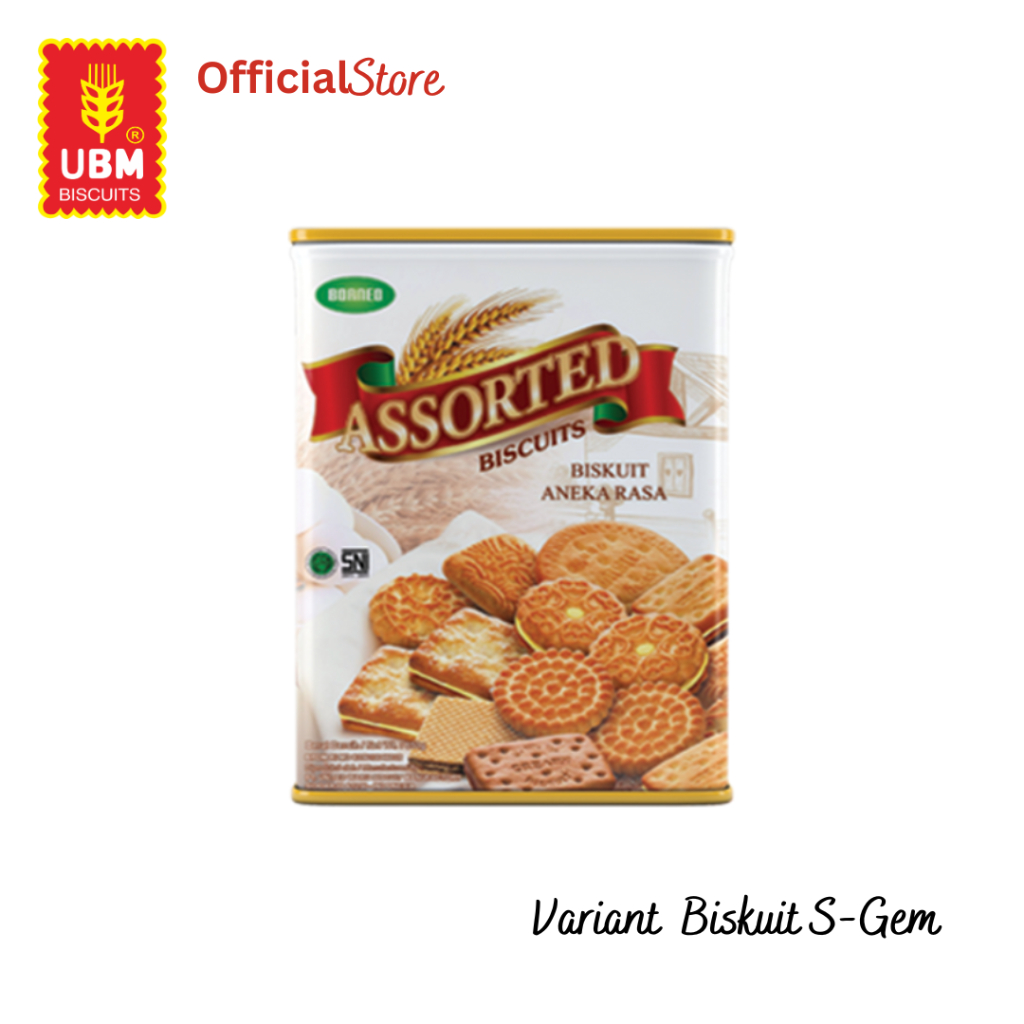 UBM Biscuit Assorted Borneo 650g