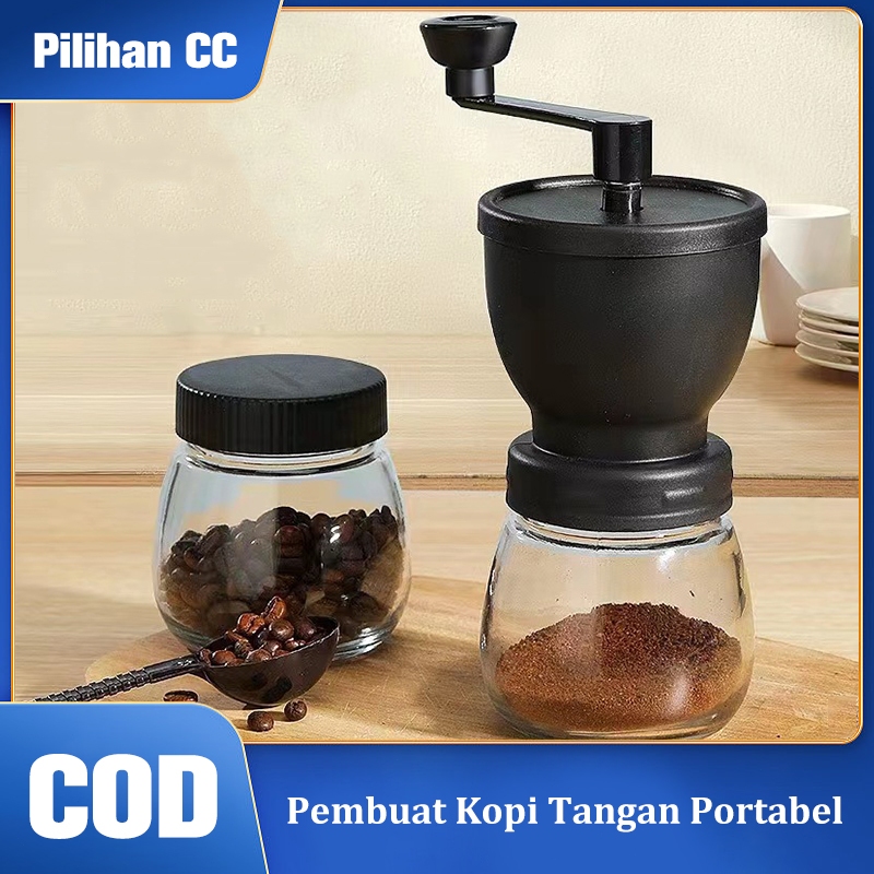 Penggiling kopi, penggiling kacang engkol tangan, penggiling kacang, penggiling kacang yang nyaman