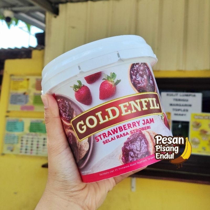 

Goldenfil Selai Strawberry - Repack 100gr