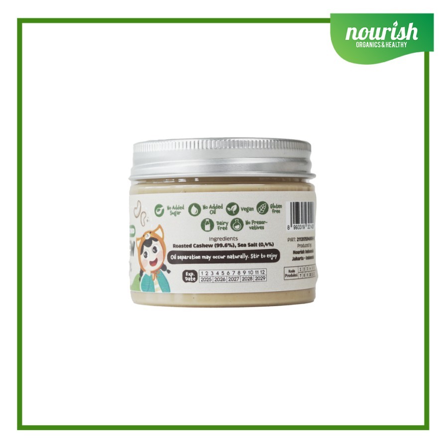 

Nourish Original Unsweetened Cashew Butter - 80 gr