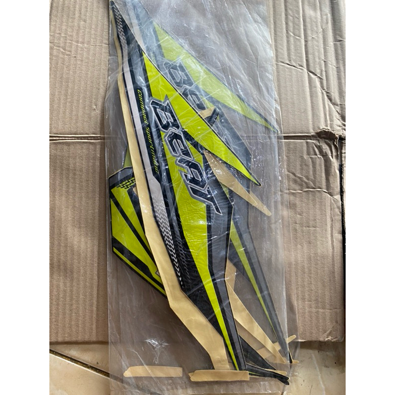STRIPING/STIKER LIS BEAT ECO2019 CBS HITAM-KUNING